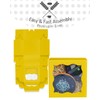 Bakepacker 4x4x2.5" Yellow Bakery Box with Window 30pcs Macaron Boxes