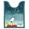 Senko Snoopy 34365 Snoopy Starry Sky Toilet Mat, Long Length,