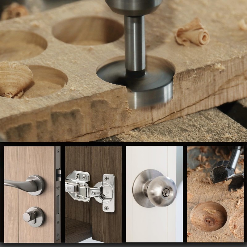 HSAWBIT 24mm Forstner Drill Bit for Woodworking, Forstner Bit Wood