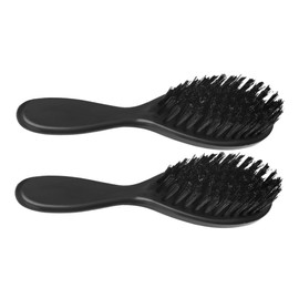 FOMIYES Men's Grooming Kit 2 Soft Bristle Hair Beard Brush Styling Dandruff Facial Hair Travel-friendly