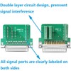 PENGLIN 2PCS DB25 Solderless Male RS232 D-SUB Serial Adapters, 16mm