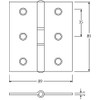 Best NL-1400 Hinge 89mm 0150-020