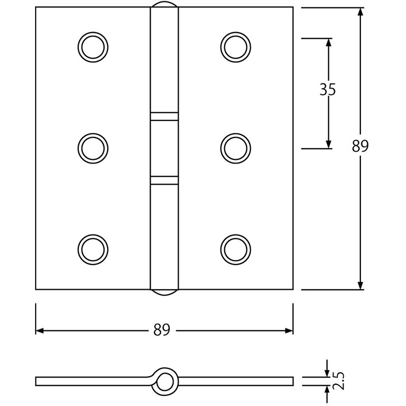 Best NL-1400 Hinge 89mm 0150-020