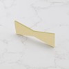 Create idea Solid Brass Bow Tie 100mmx38mmx4mm Slot Cutting Wood