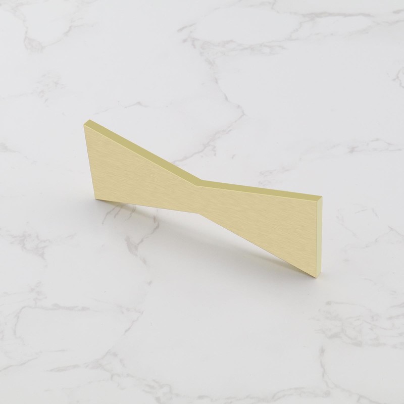 Create idea Solid Brass Bow Tie 100mmx38mmx4mm Slot Cutting Wood