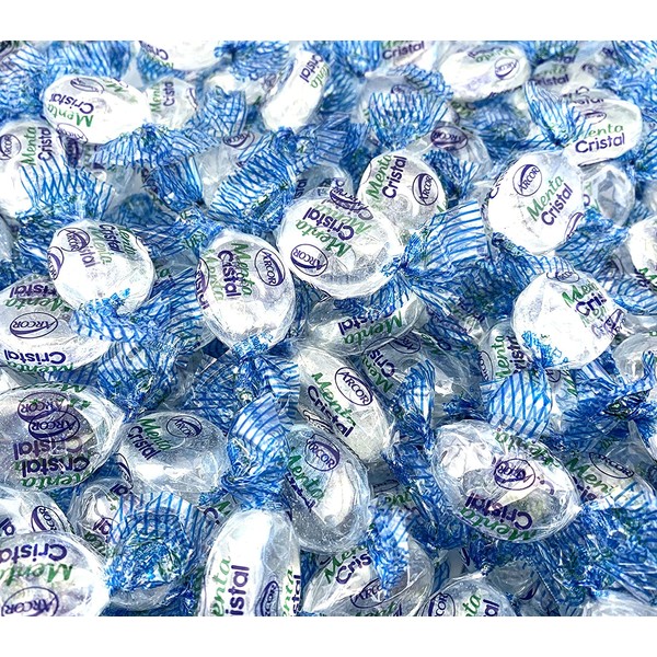 Arcor Crystal Mints Hard Candy, Individually Wrapped After Dinner Mints, Bulk Pack (Pack of 2 Pounds)