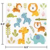 Creative Converting Wild Safari Lunch Napkins Party Supplies, 6.5" x