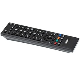 vhbw Remote Control Compatible with Toshiba 40LV703, 40LV703G, 40LV733G, 40LV703PG, 40LV733F, 40LV733N, 40LV833 TV, TV Replacement Remote Control