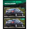 SCITOO Black ABS Rear Trunk Spoiler Wing 108.5 Inch Replacement