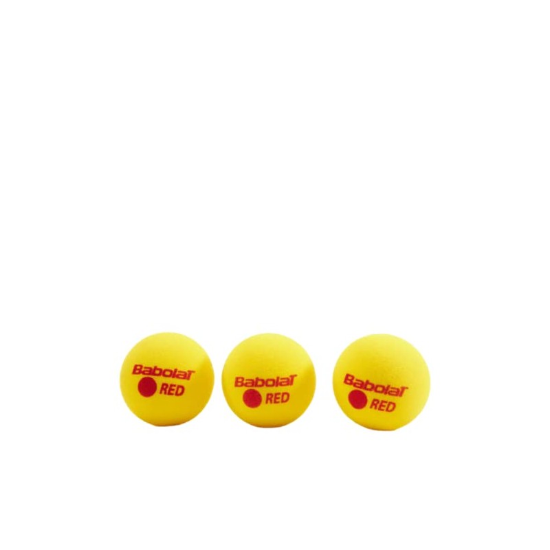 BABOLAT RED FOAM X3 Ball - Yellow - (Amarillo), UNIQ