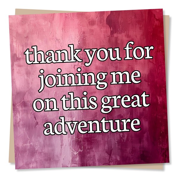 Beautiful Pink Thank You or Appreciation Card - Thank You