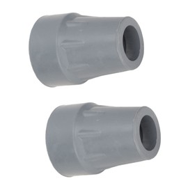 Material de Goma, Punta de Caña de 22mm para Evitar Deslizamientos, Absorción de Golpes, Puntas de Muleta de Goma de Repuesto para Trabajo Pesado, Accesorios para Muletas para Ancianos