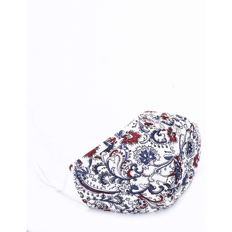 Reusable Mask - Paisley – 1 Black, 1 Blue, 1