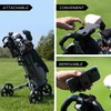 Black Harp Golf Push Cart Phone Holder - Silicone Phone