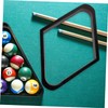 Sosoport Rhomb Billiard Rack Sturdy Wood Pool Ball Holder for