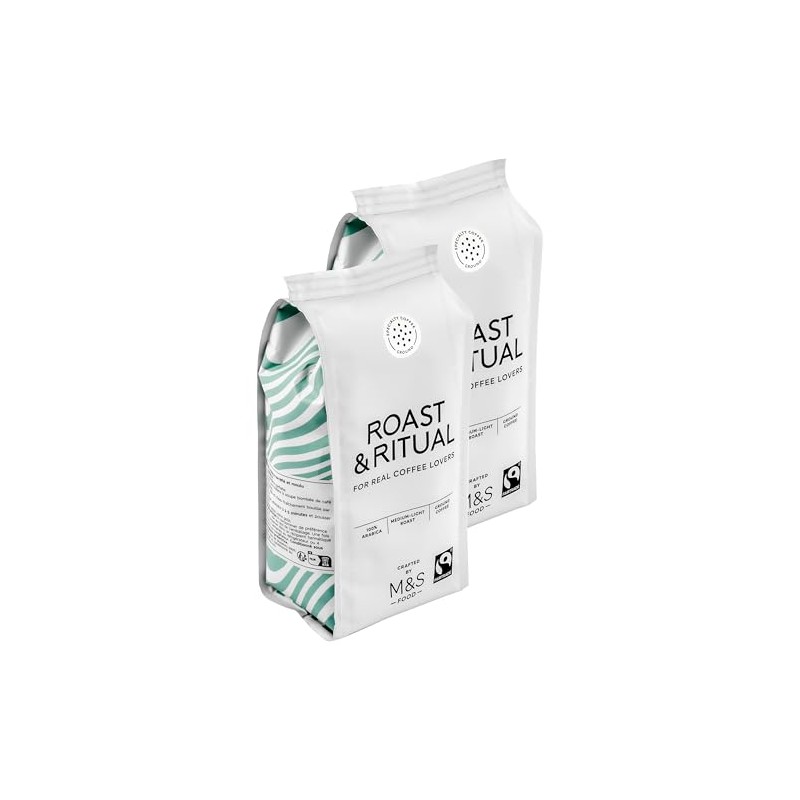 Roast & Ritual Ground Coffee Duo, Medium-Light Roast, 100% Arabica