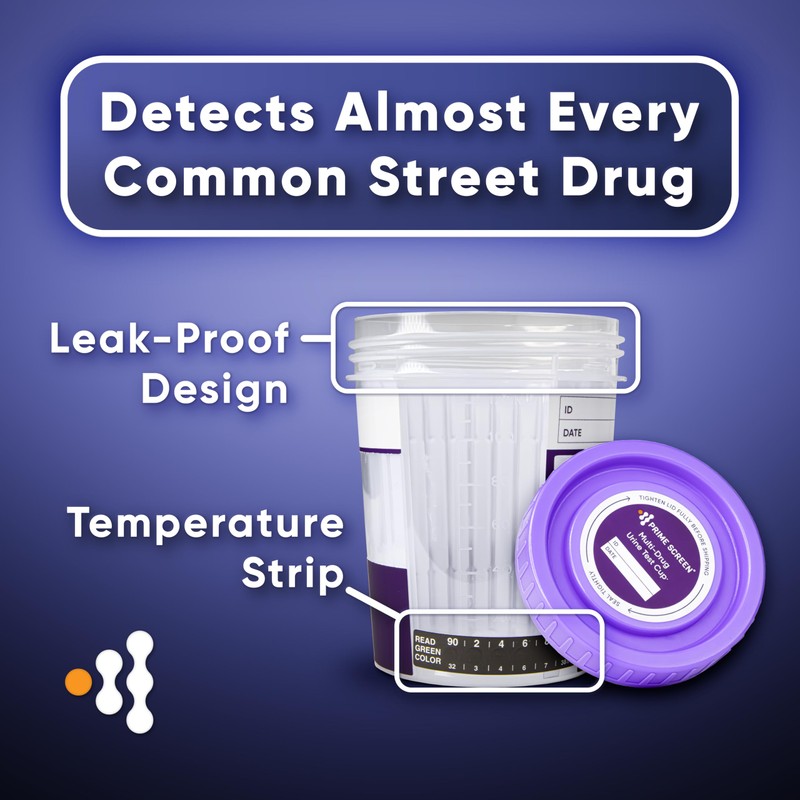 Prime Screen Multi Drug Urine Test Cup 18 Panel Kit
