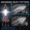 AuureLamp 9007 HB5 Combo LED Headlight High/Low Beam Bulbs Maximum