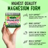 Center-Filled Magnesium Glycinate Gummies 400MG - High Absorption for Kids,