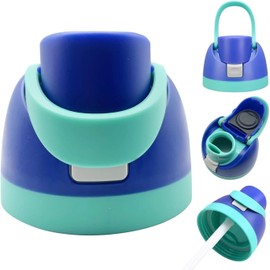 NINU Replacement Cap for Owala Freesip, One Button Water Bottle Top Lid Compatible with Owala Cup 16oz 24oz 32oz 40oz, BPA-Free No Leakage Replacement Accessory for Owala Freesip (Navy Blue)