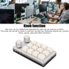 Mini 12 Key Keypad with 2 Knob Blue Switch DIY