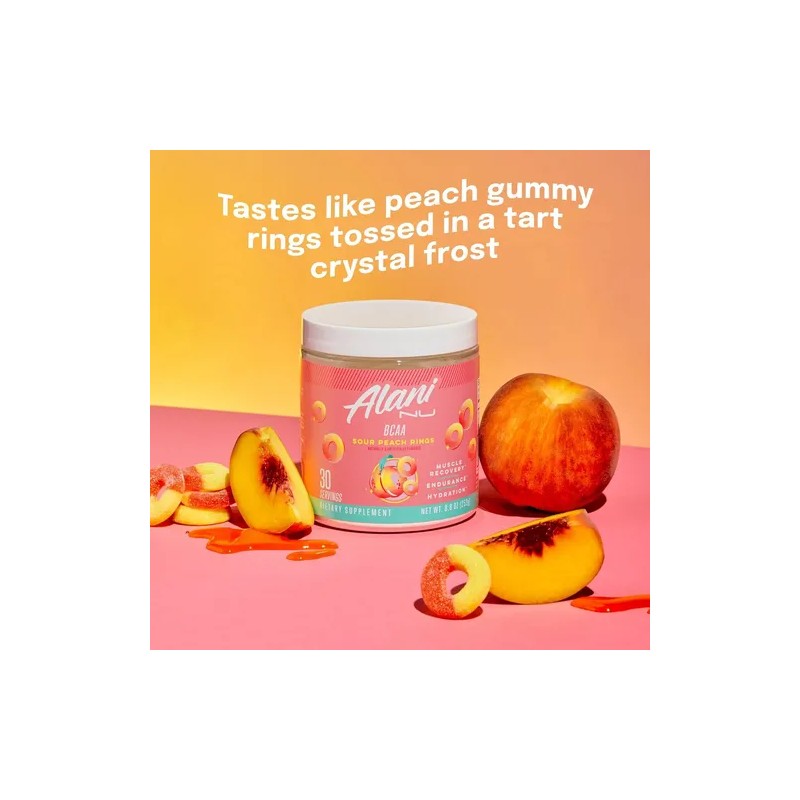 Alani Nu Bcaa Sour Peach Ring | Aminoácidos Esenciales De