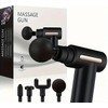 Mini Massage Gun, 6 Speed Deep Tissue Massager, 4 Heads,