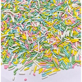 COOL MOM SPRINKLES Easter Sprinkles (4 oz.) – Themed Sprinkles for Decorating Easter Cakes, Cupcakes, Cookies & Desserts – Mixed in the USA/Gluten-Free (Easter Basket Jimmies)