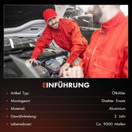 Frankberg ölkühler motoröl Kühler ölkühler motoröl Motorölkühler Replace# A2781880401