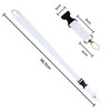 10pcs White Key Chain Necklace for Badge Holder Business Card