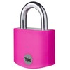 Yale - YE3B/38/119/1/P Standardsicherheit 38 mm Aluminium Vorhängeschloss - Pink