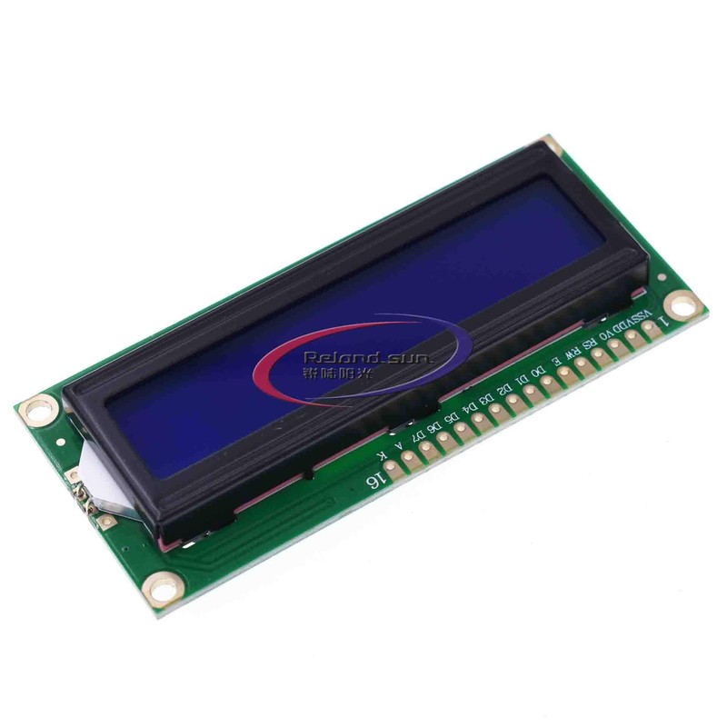 LCD1602 LCD HD44780 1602 16x2 Serial LCD Black Character Blue