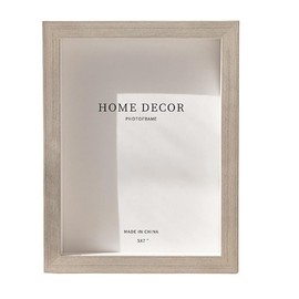 marysgift Picture Frames Thin Matt Grey Picture Photo Frame 3.5 x 5 Inches Premium Certificate Frame for Table Top Display (Grey Wood,5")