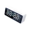 Digital Alarm Clock with BT Speaker, Mirror LED Display Clock