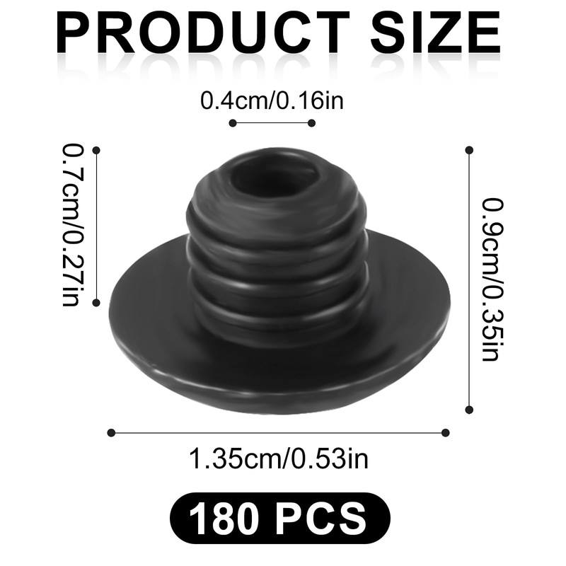 PEUTIER 60pcs Pegboard Hook Locks, Peg Hook Stoppers Fit for