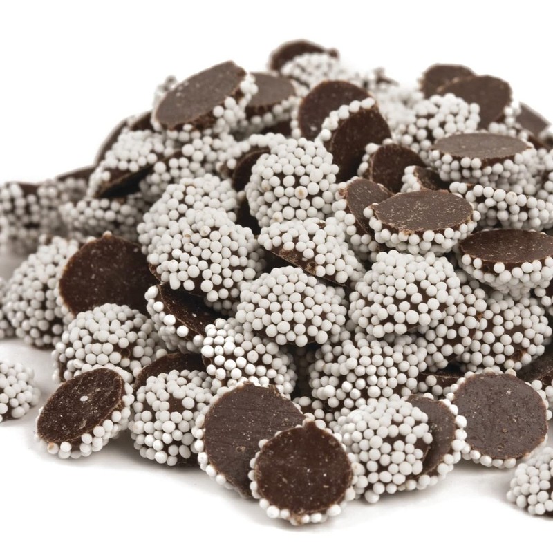 Chocolate Nonpareils - 1.25 Lb (20 Oz) Tub (Mini Dark
