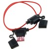 10pcs Standard Blade Fuse Holder Splash Proof 40A DC 32V