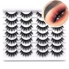 Losha Eyelashes Natural Look Faux Mink Lashes Pack Handmade Fluffy