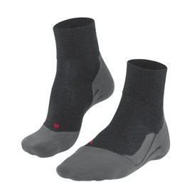 FALKE TK5 Women's Wool Short Hiking Socks Light Padding Anti-Bubble Trekking Socks Short Thin Breathable Quick-Drying Climate Regulating Odour-Inhibiting Wool Functional Material 1 Pair