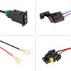 Fog Light Wiring Harness Socket Wire Connector with 40A Relay