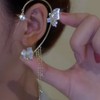 Excras Ear Cuff Earrings, Painless, Butterfly, Tassel, Swaying, No Flower