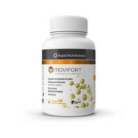 Aspid Nutritionals - Movifort Suplemento Alimenticio 120 Cápsulas | Extracto en Polvo de Rizoma de Cúrcuma, Glucosamina, Metilsulfonilmetano y