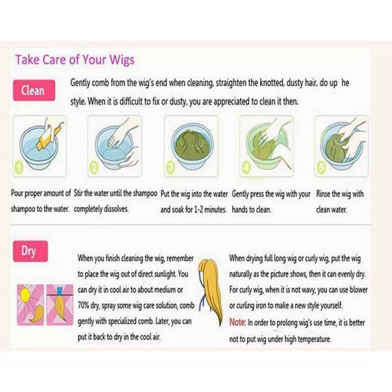 Sroje Peluca De Pelo Largo Rizado Color Arcoíris Para