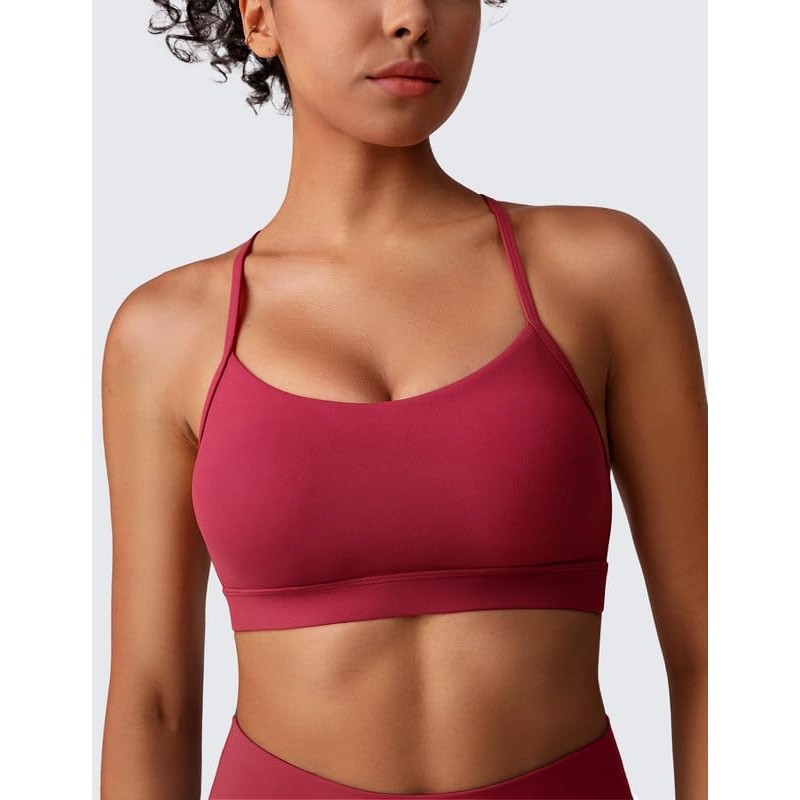 BAYDI Clouduxi Y-Back Sports Bra - Light Support Racerback Yoga