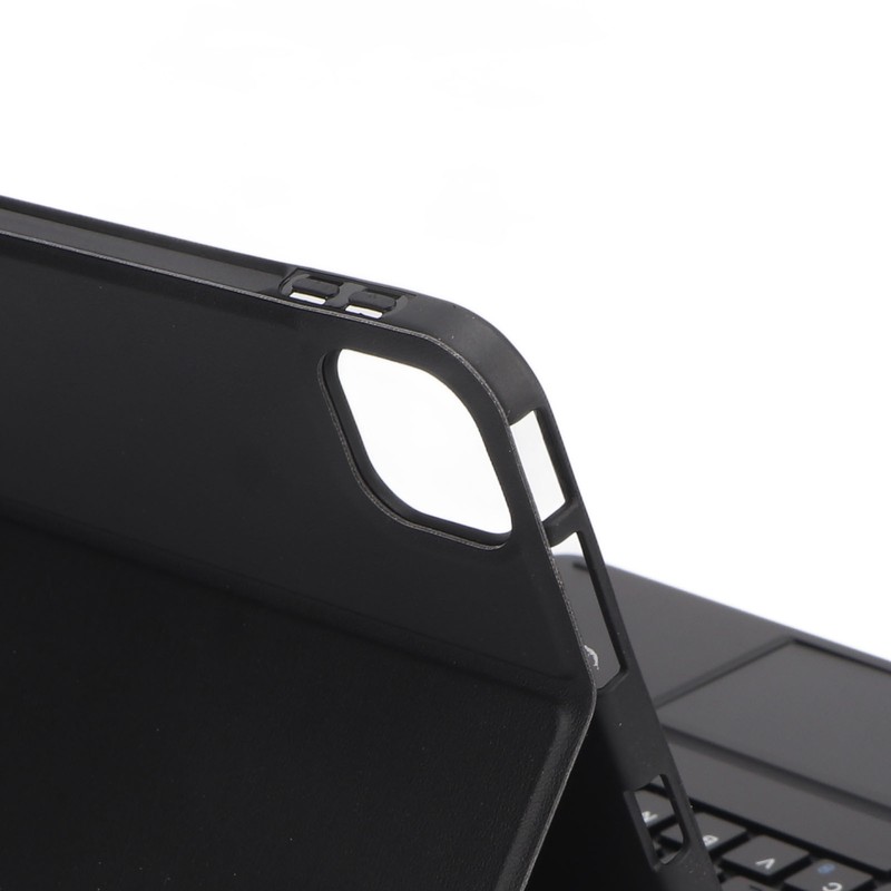 Wireless BT Keyboard Case Magnetic Connection Black USB C Charging