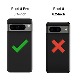 GREEN FUSION Compatible with Pixel 8 Pro Upper Back Glass Replacement, Top Rear Glass Cover for Pixel 8 Pro (Top Section), Includes Repair Tools & Instruction, Bay