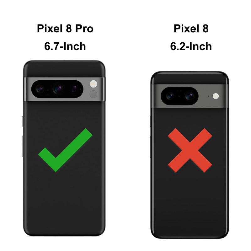 GREEN FUSION Compatible with Pixel 8 Pro Upper Back Glass