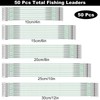 Realure Pack of 50 Fishing Leaders (Green)