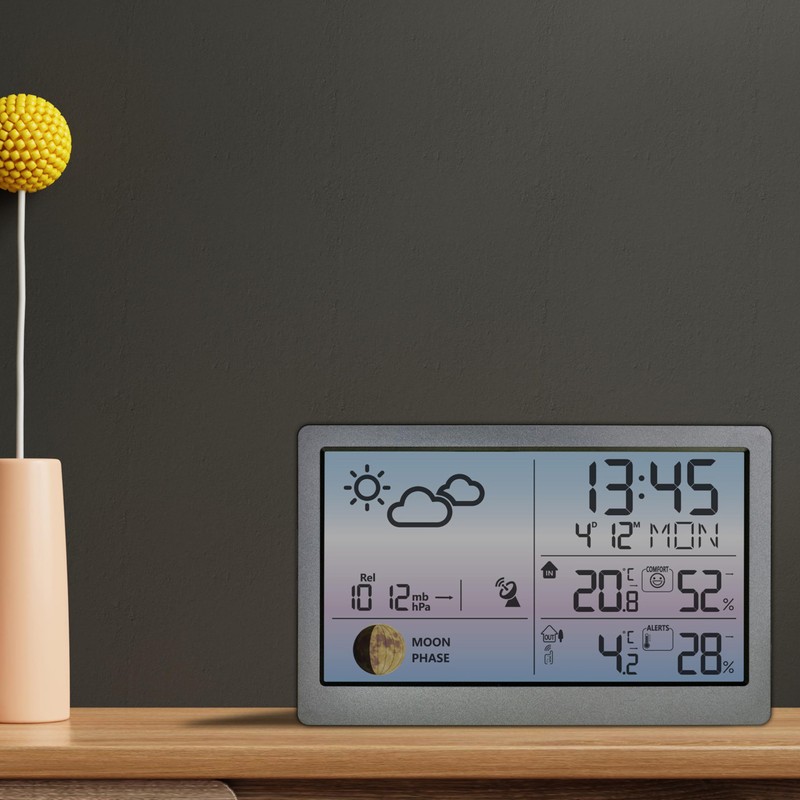 TFA Dostmann Luna Sky 35.1169 Wireless Digital Weather Station with