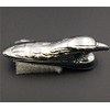XKMT-Chrome Front Fender Bonnet Eagle Head with Red Eyes [B01B269DYY]